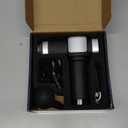 Deep Tissue Massage Gun, Portable Percussion Muscle Massager with 30 Speeds & 6 Attachments, Handheld Electric Back & Neck Massager for Pain Relief (Black)