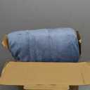 Electric Heated Blanket Twin Size 62"x84", Soft Flannel with Overheat Protection, 9 Adjustable Heat Settings & 10-Hour Auto-Off Timer, Fast Heating for Winter Comfort, Blue