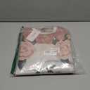 ZESICA Women's Floral Oversized Sweaters 2026 Fall Crewneck Long Sleeve Casual Chunky Knit Pullover Sweater Tops (Large, Pink)