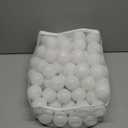 Realhaha Ball Pit Balls 50 100 200 500 Play Balls Plastic Balls for Baby Girls Toddlers Kids Play Tent Pool Playhouse Playpen Party Decoration (Pearl White)