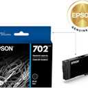 EPSON 702 DURABrite Ultra Ink Standard Capacity Black Cartridge (T702120-S) Works with WorkForce Pro WF-3720, 3730, 3733