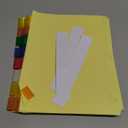 Binder Divider, PANDRI 120 Pack Binder Index Dividers with 8 Insertable Multicolor Big Tabs, Letter Size Paper Binder Divider for School Office Home Business