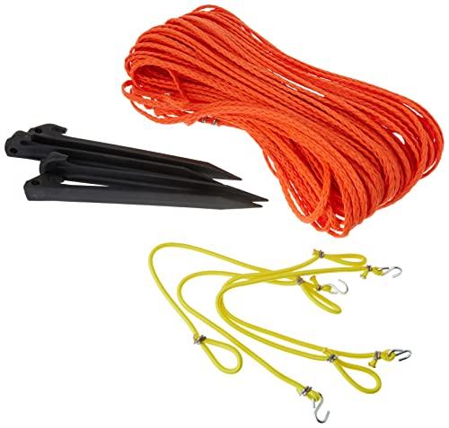 Park & Sun Sports Outdoor Volleyball Net Wide Court, Orange