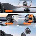 Miracase for MagSafe Car Mount[3600gf Strong Magnet & 89+LBS Suction Base]Vacuum Magnetic Phone Holders for Your Car, 360 Adjustable Dashboard & Windshield Mount with Dash Accents for All Smartphones