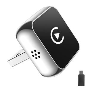 Wireless CarPlay Adapter, 2026 Upgraded Wired to Wireless for Apple CarPlay & Android Auto, 2-in-1 Mini USB Design Car Play Adapter with Type-C Adapter, Plug and Play, Stable Connection with No Delay