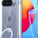 TORRAS Slim for Google Pixel 10 Pro XL Case Clear, Fit for MagSafe, Open Edge Frame, Phone Case for Pixel 10 Pro XL with Stand, Ultra Thin Minimalist, Never Yellowing, Shockproof Corner Cover, Clear