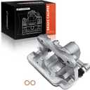 A-Premium Disc Brake Caliper Assembly with Bracket Compatible with Select Hyundai Models - Azera 2006-2009, Sonata 2006-2008 - Rear Right Passenger Side