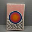 Set of 3 Framed Boho Wall Art Mid Century Modern Wall Decor Posters Abstract Color Block Geometric Canvas Paintings Prints Colorful Simple Line Pictures for Living Room Bedroom Home Decoration