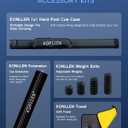 KONLLEN Maple Pool Cue Stick for Adults - Features Low Deflection Shaft, Titanium Alloy 3/8x8 Joint, and 12mm Tip
