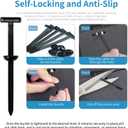 4 x 120pcs Nylon Universal Cable Tie Buckle: Auto Zip Tie Buckles for Cars, High-Strength Cable Tie Buckle Zip Tie with Universal Use