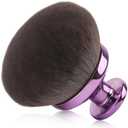 90MM Extra Large Self Tanner Kabuki Makeup Brush Ultra Soft Dense Vegan Bristles for Body Makeup, Bronzer & FoundationApplies Tanning Mousse, Lotion & Self TannerWet & Dry (Purple)