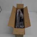 Garden Hose Holder for Outside - Upgraded Water Hose Holders with 5 Spikes & 2 Shepherds Hooks, Freestanding Hose Stand Heavy Duty Hose Hanger Hose Storage Hose Reel Rack for Outside Yard Lawn (Black)