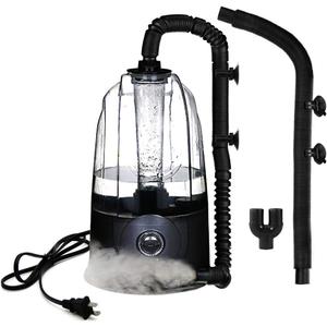 COOSPIDER Reptile Fogger Humidifier Mister for Terrarium Tank with 2 Extension Tubes/Hoses, Pets Mister Adjustable Fog for Reptiles/Amphibians/Snake (3L,380ml/hr)