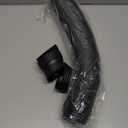 GUSTO [100 Count] Disposable Plastic Dome Lids for 10, 12, 16, & 20 oz. Paper Hot Coffee Cup - Black (Formerly Comfy Package)