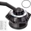 272531 Hi-Flow 6-way Multiport Top Valve Assembly Replacement Kit Compatible with Pentair Sand Dollar Pool and Spa Sand Filters Multiport Valve, Replace 262504 262505 262506 261130