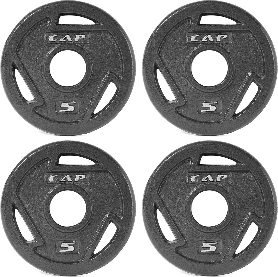 CAP Barbell 2-Inch Olympic Weight Plate | Multiple Options, Elite, Size: 5 lb - Set of 4