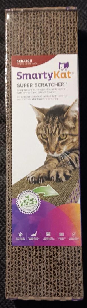 SmartyKat Super Scratcher Catnip Scratcher-Corrugated-horizontal F3