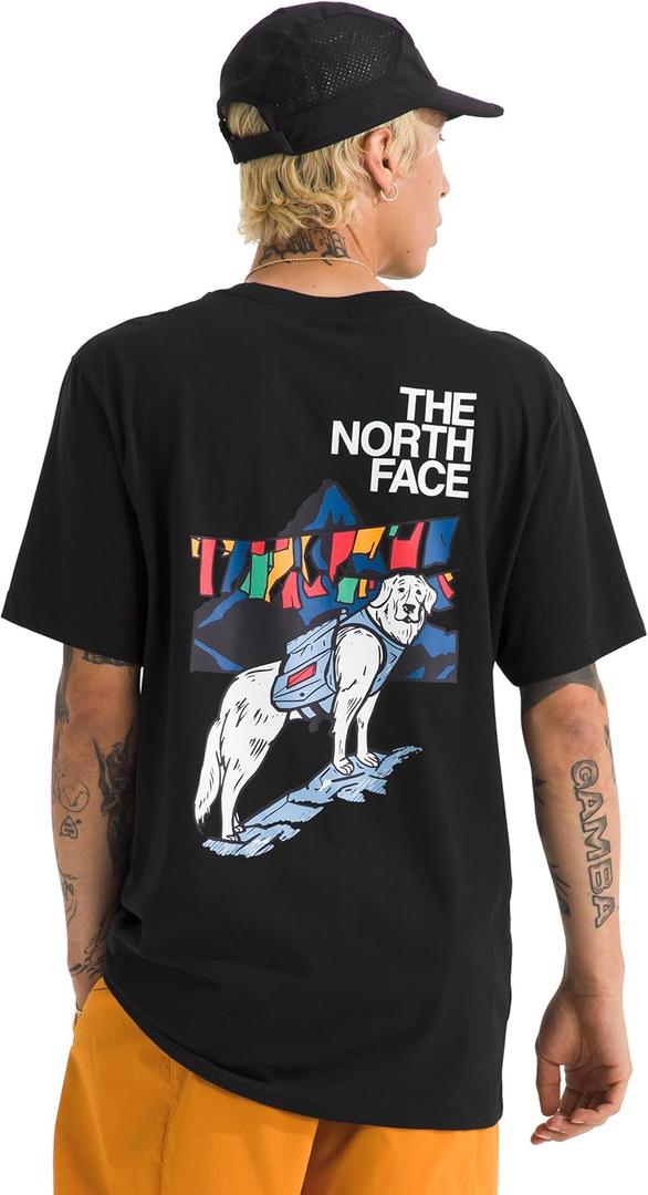 The North Face Men's Sunlit Summit Short Sleeve Tee - Casual Stylish Graphic T-Shirt, Regular Fit, Soft Cotton Fabric (3X-Large)