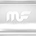 MagnaFlow Performance Exhaust Muffler 11216: 2.5" Inlet/Outlet, 4x9x14" Oval, Stainless Steel, Satin Finish