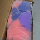 12 Pcs Microphone Candy Tubes Kpop Themed Decor Karaoke Theme Birthday Party 10'' Fake Prop Microphone Plastic Toy for Disco Singer Stage Costume Prop, Candy Not Included (Purple,Pink,Blue)