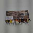 Wood Furniture Repair Kit, 12 Colors Wood Repair Kit, Wood Touch up Fillers, Repair Scratch, Cracks, Discoloration for Wooden Cabinet, Floor, Door, Table Surfaces Wood Filler Paint