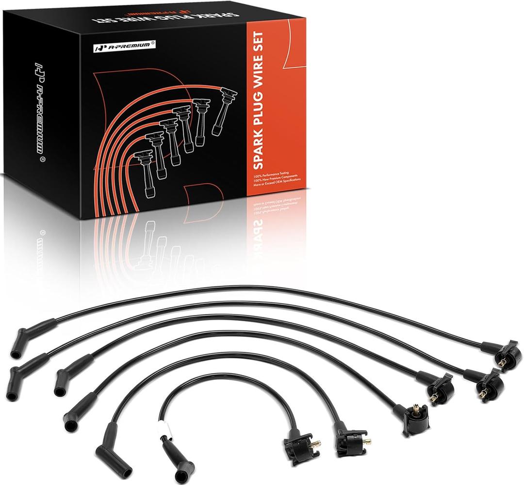 A-Premium 6PCS Spark Plug Wires Compatible with Ford Ranger 1998-2000 & Mazda B3000 1998-2000
