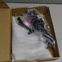 Ryuwanku Bathroom Faucet Brushed Nickel Modern Waterfall Bathroom Sink Faucet with Single Handle Suitable for 1 or 3 Holes,Supply Deck Plate and Hose