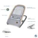 Maxi-Cosi Kori 2-in-1 Baby Bouncer Seat for Infants, Baby Rocker Chair, Portable Baby Bouncer, Classic Slate