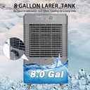 YougetTech 37" Portable Swamp Cooler, 3000CFM | Portable evaporative cooler with 120 oscillation, 3 speeds, dust-proof bag. for garage, outdoor yard, patio, shop, Factory