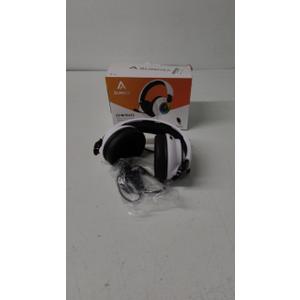 Wireless Gaming Headset for Ps5 Ps4-2.4GHz, 7.1 Surround Sound, Noise Cancelling Mic, RGB Lights, 40H+ Battery, Lossless Audio, Comfy Over Ear Headphones for PC, Switch, Xbox, Laptop, Mac, Mobile (White)