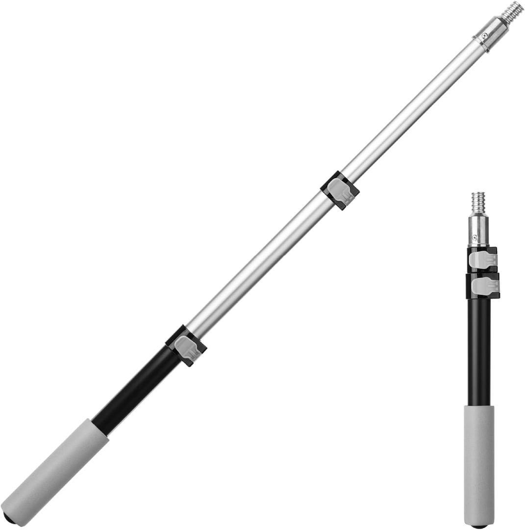 Bates- Extension Pole, 1.4 to 3 Ft Pole, Black & Gray, Telescoping Pole, Extendable Pole, Telescopic Pole, Paint Pole, Paint Roller Extension Pole, Paint Extension Pole, Telescopic Poles