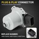 2PCS AE8Z-7C604-A Automatic Transmission Clutch Actuator A/B for 2012-2018 Ford Focus SE SEL & 2011-2019 Ford Fiesta,Shift Interlock Solenoid AE8Z-7C604 AE8Z7C604A