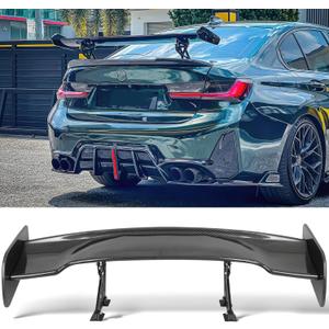 DREAMOTOR 47 Inch Spoilers for Cars Universal GT Rear Spoiler Rear Trunk
