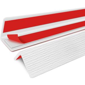 Wall Corner Protector,1-5/8 W X 31 L,Walls Corner Prevent Scratching Guard,Self Adhesive Corner Guards for Walls.PVC Double Side Back Glue Corner Wall Protector 2PCS