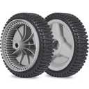 GICOOL 532401274 401274X460 532411081 Replacement Front Drive Wheels, 8 Inch Wheels for Husqvarna AYP Craftsman Lawn Mower, Pack of 2