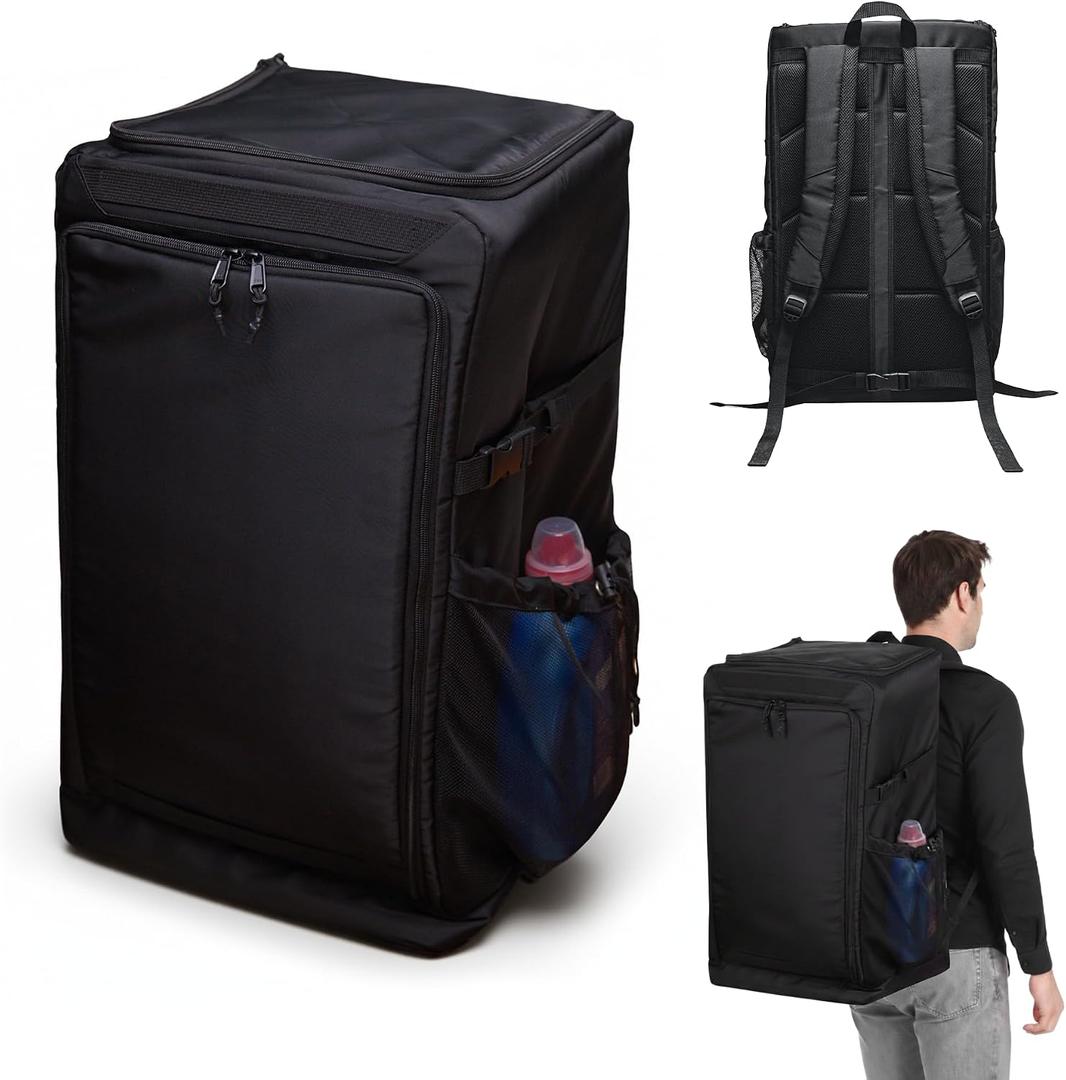 Otis 90L Extra Large Laundry Backpack Bag with Front-Load Access, Heavy Duty Backpack, Laundry Hamper with Padded Shoulder Straps & Waist Buckle for Dorm, Apartment, Laundromat & Travel.