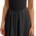 CHYRII Women Fashion Summer 2025 Sweetheart Neck Spaghetti Straps Corset A-Line Long Sundress Midi Dress, L
