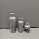 YMXYJM Resin 3 Piece Vase Set, Farmhouse Decor, Home Decorative Vase, Vases for Your Kitchen, Bedroom, Office, Living Room, Bathroom, & Shelf Centerpiece Table Decorations, Grey (Gray)