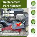 731-07131 Lawn Mower Side Discharge Chute, Compatible with MTD, Cub Cad, Craftsman, Murray Hand-Pushed Lawn Mower, Also for Troy Bilt Mower TB110, TB130, TB200, TB230, TB240, etc, Replaces 731-7131
