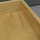 Mulush 32''W x 21''D x 3''H Pull Out Cabinet Drawer Soft Close Slide Out Wood Organizer for Kitchen, Finished, Bottom and Side Assembly (Wood Drawer Part Width is 31inch)