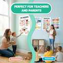 EXCOOL CLUB 16 Spanish Classroom Posters For Elementary - Colorful Bilingual Educational Posters For Toddlers 1-3, Laminated Learning Poster Preschool Must Haves, Abecedario Para Nios En Espaol