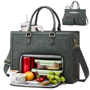 LOVEVOOK Laptop Tote Bag for Women, Large Work Computer Bag with Cup Holder