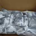 Sekafris Chunky Jumbo Chenille Yarn White-Grey 10 Pack
