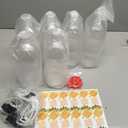 6pcs 64oz Empty Plastic Juice Bottles with Caps Reusable PET Food Grade Drink Bottles with Leak-Proof Tamper Evident Caps Bulk Clear Beverage Containers for Homemade Drinks Smoothie Milk