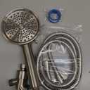 Cobbe Handheld Filtered Shower Head - Filters >99% Chlorine - Advanced 2.0 Carbon System - Water Softening Beads for Hard Water - Relieves Dry, Itchy Skin - Brushed Nickel