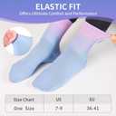 Cute Pilates Socks, Pilates Socks with Grips 5 Pairs for Women Non-slip Yoga Sock 7-9 for Barre Ballet Barefoot