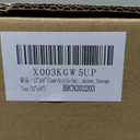 12"x16" Clear Acrylic Serving Tray with Golden Handles, Sturdy Huge Capacity Acrylic Tray for Coffee, Juice, Kitchen and Desk Organizer, Storage Tray (12"x16")