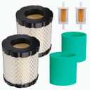 2 Pack 798897 Air Filter, Compatible with Briggs and Stratton 49M977 49L977 44Q977 44P977 Engine Lawn Mower 794935 592496 Cyclonic Air Cleaner