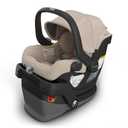 UPPAbaby Mesa V3 Infant Car Seat - Easy Installation + SmartSecure Technology - Attaches to Stroller | Base + Infant Insert Included - Declan (Oat Mlange)