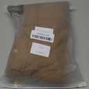 Queenmore Warm Dog Coat, Cold Weather Puffer Dog Jacket with Ultra Thick Plush Lining and Storage Pockets (Brown, Medium)